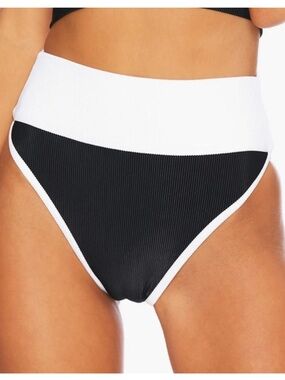 BEACH RIOT Emmy Colorblock Bikini Bottom. Size Medium.